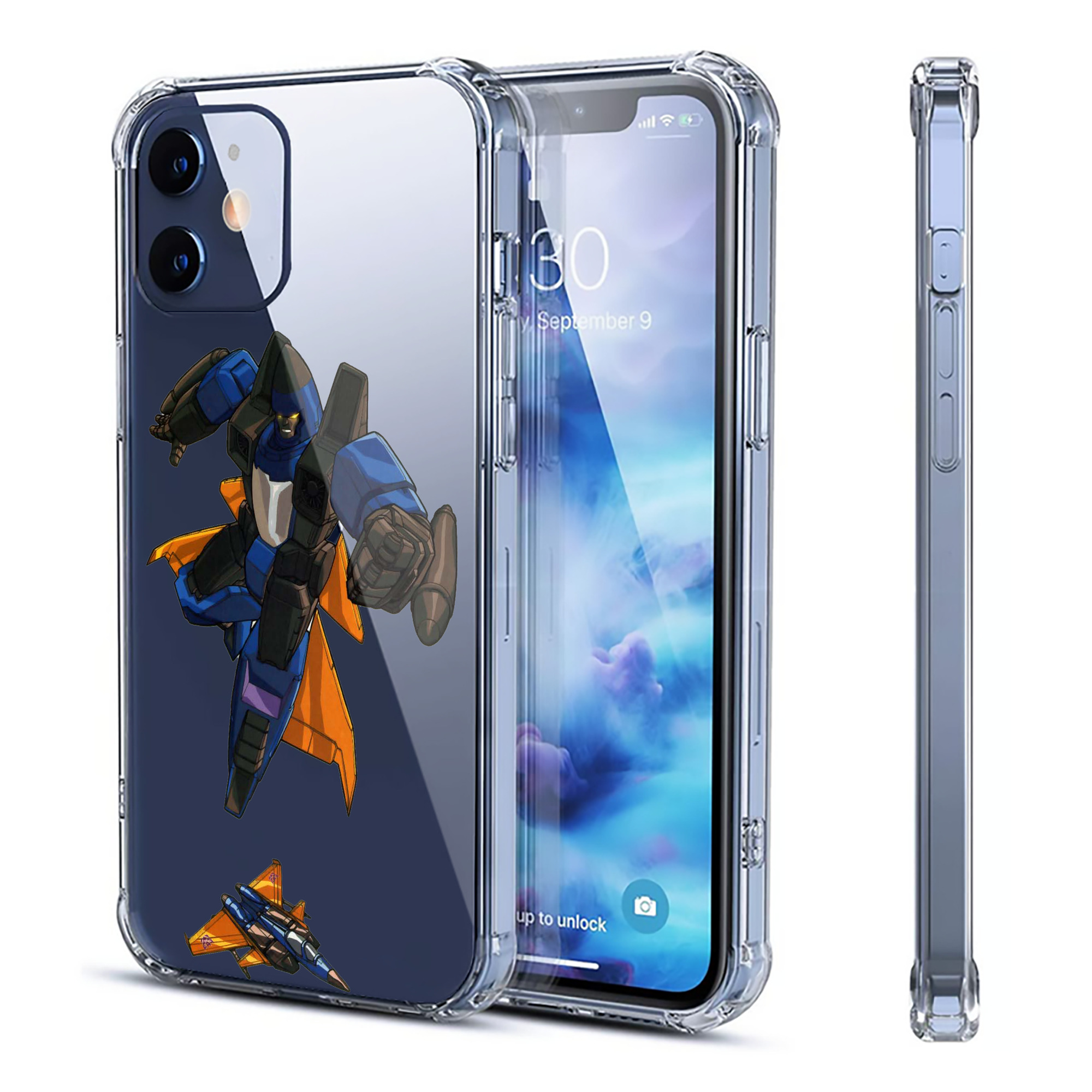 （画像用）  【iPhone 12シリーズ対応】透明スマホケース（クリアソフトケース）